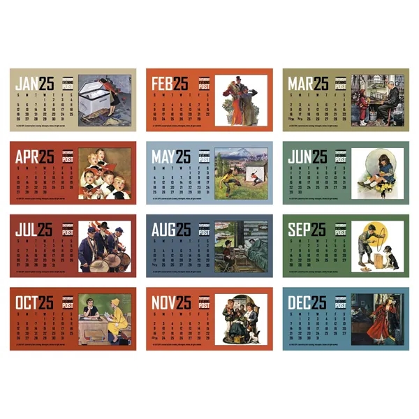 Triumph® Calendars The Saturday Evening Post Desk Calendar - Triumph® Calendars The Saturday Evening Post Desk Calendar - Image 10 of 26
