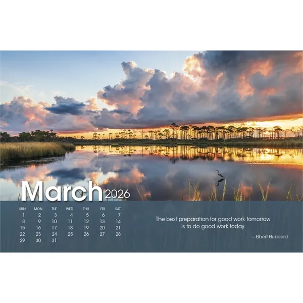 Triumph® Calendars Scenic Moments Large Desk Calendar - Triumph® Calendars Scenic Moments Large Desk Calendar - Image 29 of 38