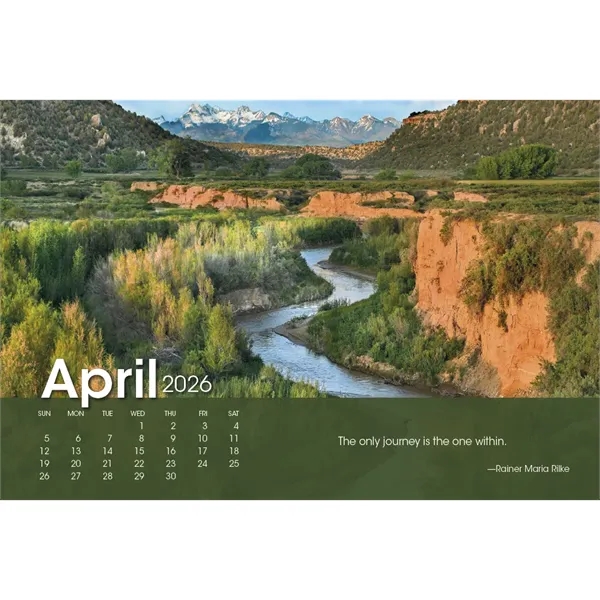 Triumph® Calendars Scenic Moments Large Desk Calendar - Triumph® Calendars Scenic Moments Large Desk Calendar - Image 30 of 38
