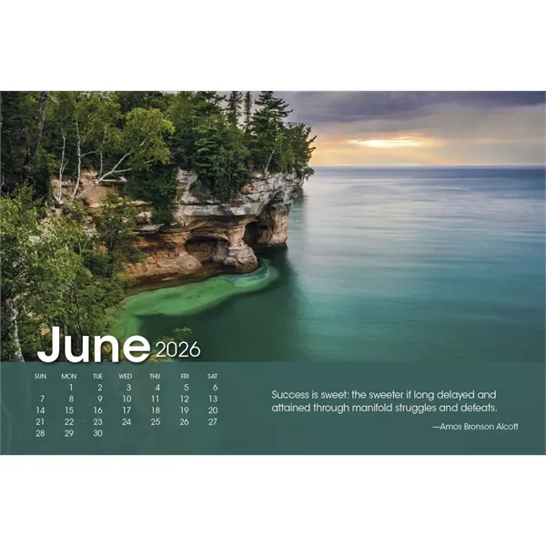Triumph® Calendars Scenic Moments Large Desk Calendar - Triumph® Calendars Scenic Moments Large Desk Calendar - Image 32 of 38