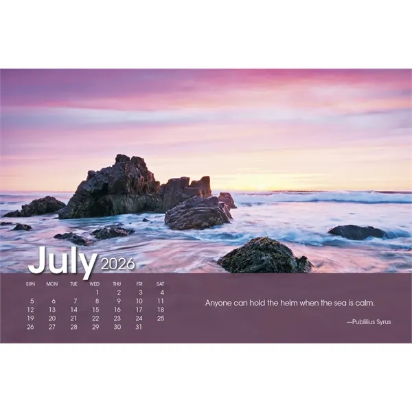Triumph® Calendars Scenic Moments Large Desk Calendar - Triumph® Calendars Scenic Moments Large Desk Calendar - Image 33 of 38