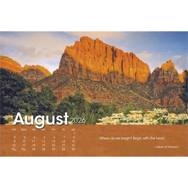 Triumph® Calendars Scenic Moments Large Desk Calendar - Triumph® Calendars Scenic Moments Large Desk Calendar - Image 34 of 38