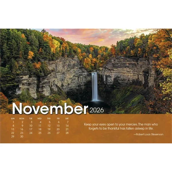 Triumph® Calendars Scenic Moments Large Desk Calendar - Triumph® Calendars Scenic Moments Large Desk Calendar - Image 37 of 38