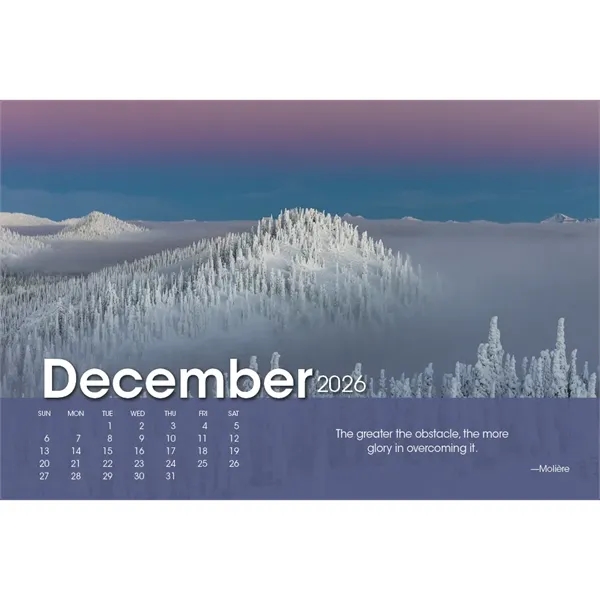 Triumph® Calendars Scenic Moments Large Desk Calendar - Triumph® Calendars Scenic Moments Large Desk Calendar - Image 38 of 38