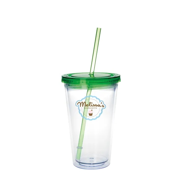 Good Value™ Clear Tumbler with Colored Lid - 18 oz. - Good Value™ Clear Tumbler with Colored Lid - 18 oz. - Image 21 of 29