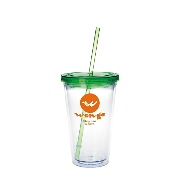 Good Value™ Clear Tumbler with Colored Lid - 18 oz. - Good Value™ Clear Tumbler with Colored Lid - 18 oz. - Image 29 of 29