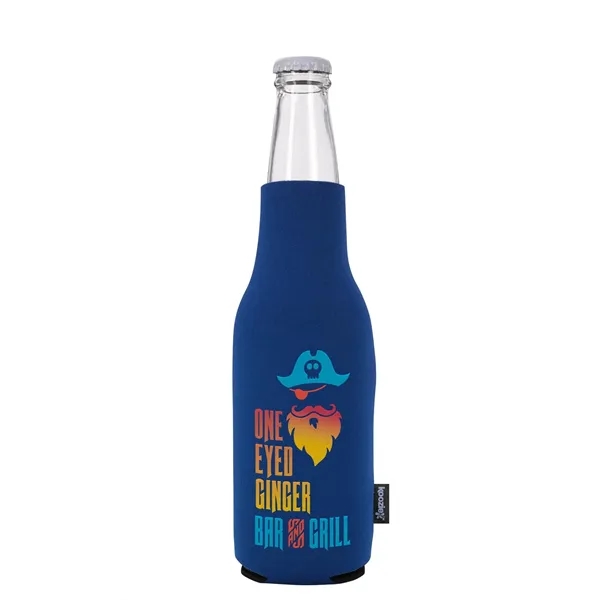 Koozie® Neoprene Zip-Up Bottle Cooler - Koozie® Neoprene Zip-Up Bottle Cooler - Image 6 of 6