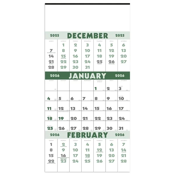 Triumph® Calendars 3-Month Planner (12 Sheet) - Triumph® Calendars 3-Month Planner (12 Sheet) - Image 5 of 5
