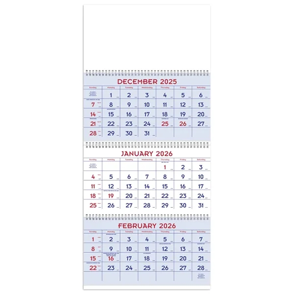 Triumph® Calendars Red & Blue Commercial Planner - Triumph® Calendars Red & Blue Commercial Planner - Image 5 of 5