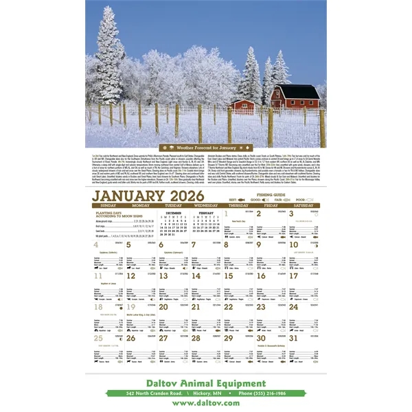 Triumph® Calendars Scenic Almanac - Triumph® Calendars Scenic Almanac - Image 15 of 30