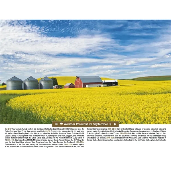 Triumph® Calendars Scenic Almanac - Triumph® Calendars Scenic Almanac - Image 27 of 30