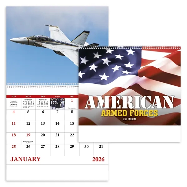 Good Value™ American Armed Forces - Spiral Calendar - Good Value™ American Armed Forces - Spiral Calendar - Image 9 of 31