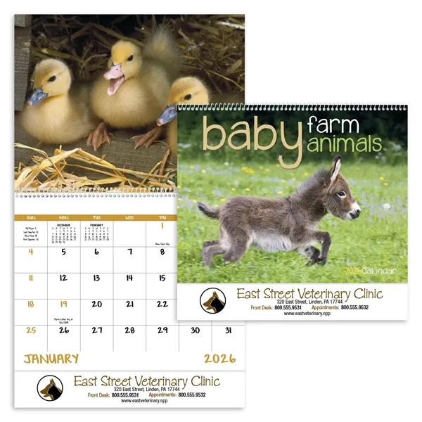 Good Value™ Baby Farm Animals - Spiral Calendar - Good Value™ Baby Farm Animals - Spiral Calendar - Image 8 of 29