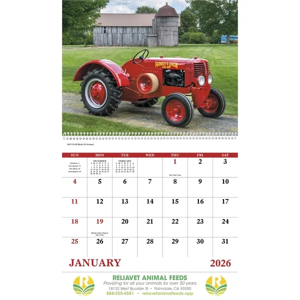 Good Value™ Classic Tractor - Spiral Calendar - Good Value™ Classic Tractor - Spiral Calendar - Image 15 of 31