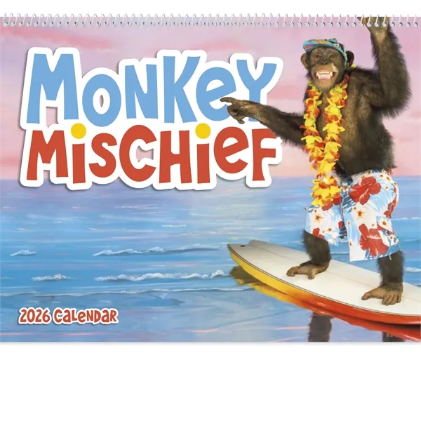 Good Value™ Monkey Mischief - Spiral Calendar - Good Value™ Monkey Mischief - Spiral Calendar - Image 12 of 30