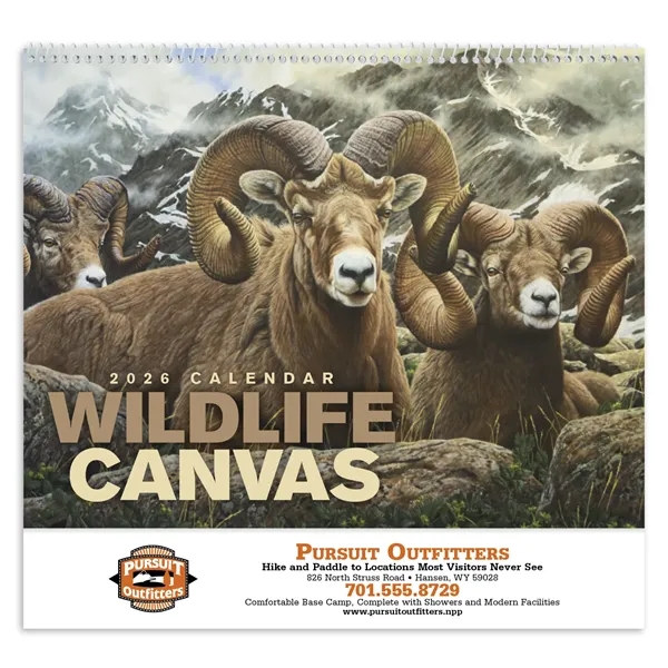 Good Value™ Wildlife Canvas - Spiral Calendar - Good Value™ Wildlife Canvas - Spiral Calendar - Image 10 of 30