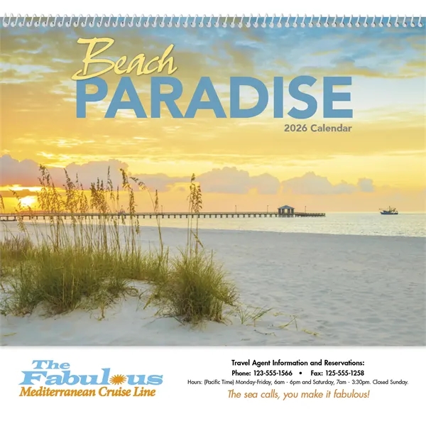 Good Value™ Beach Paradise - Spiral Calendar - Good Value™ Beach Paradise - Spiral Calendar - Image 9 of 31
