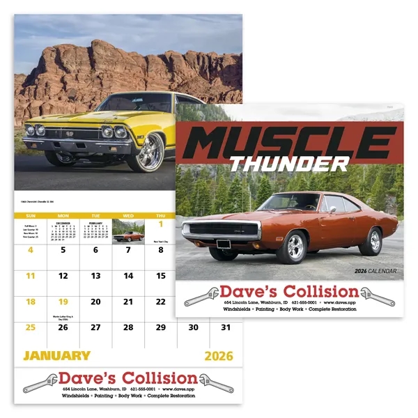 Good Value™ Muscle Thunder - Stapled Calendar - Good Value™ Muscle Thunder - Stapled Calendar - Image 10 of 31