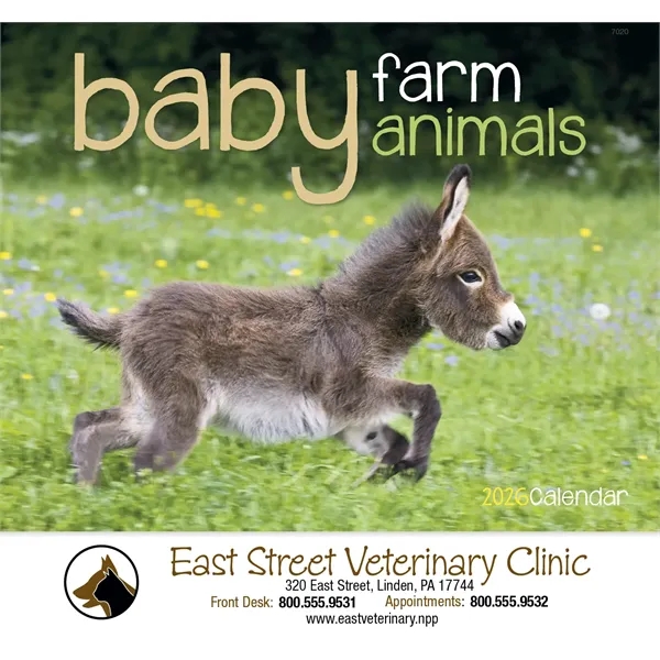 Good Value™ Baby Farm Animals - Stapled Calendar - Good Value™ Baby Farm Animals - Stapled Calendar - Image 10 of 31