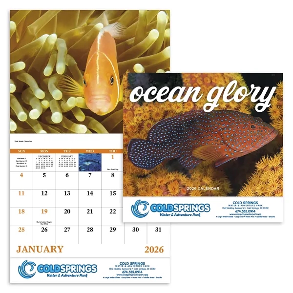 Good Value™ Ocean Glory - Stapled Calendar
