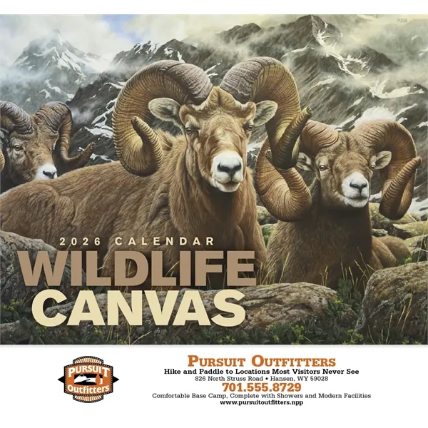 Good Value™ Wildlife Canvas - Stapled Calendar - Good Value™ Wildlife Canvas - Stapled Calendar - Image 10 of 31