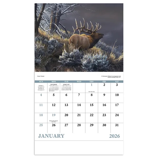 Good Value™ Wildlife Canvas - Stapled Calendar - Good Value™ Wildlife Canvas - Stapled Calendar - Image 18 of 31