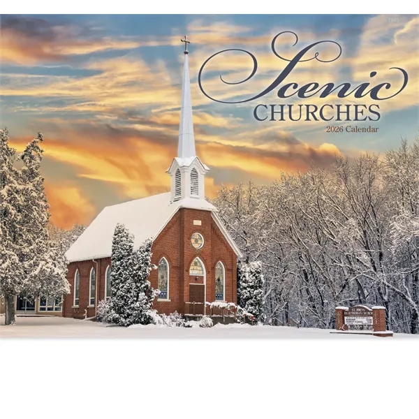 Good Value™ Scenic Churches - Stapled Calendar - Good Value™ Scenic Churches - Stapled Calendar - Image 12 of 31