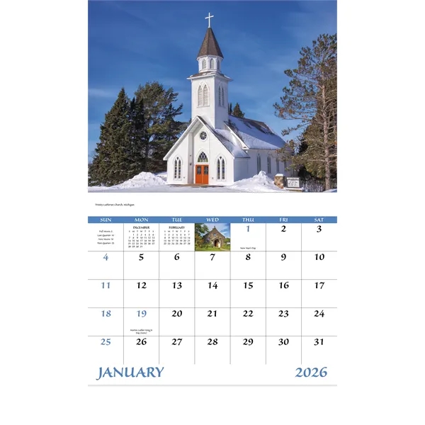 Good Value™ Scenic Churches - Stapled Calendar - Good Value™ Scenic Churches - Stapled Calendar - Image 17 of 31