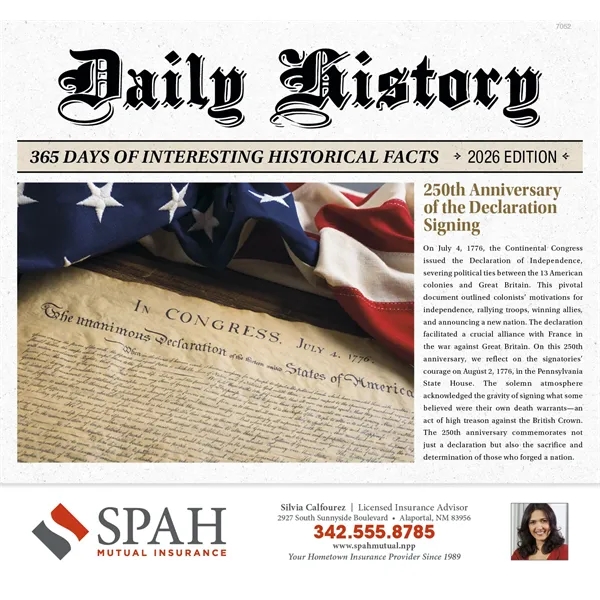 Good Value™ Daily History - Stapled Calendar - Good Value™ Daily History - Stapled Calendar - Image 11 of 31