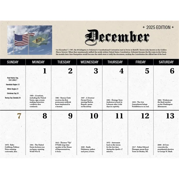 Good Value™ Daily History - Stapled Calendar - Good Value™ Daily History - Stapled Calendar - Image 19 of 31