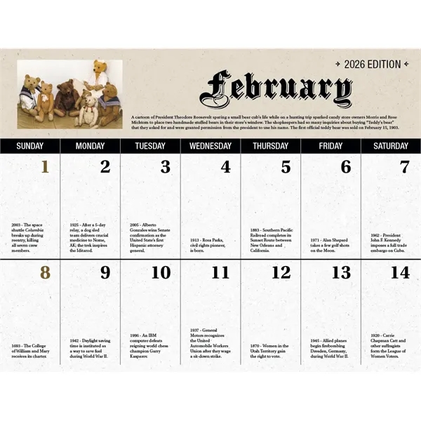 Good Value™ Daily History - Stapled Calendar - Good Value™ Daily History - Stapled Calendar - Image 21 of 31