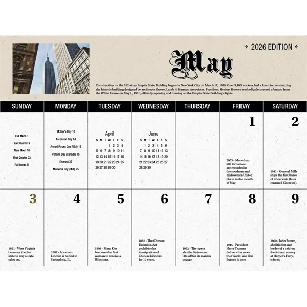 Good Value™ Daily History - Stapled Calendar - Good Value™ Daily History - Stapled Calendar - Image 24 of 31