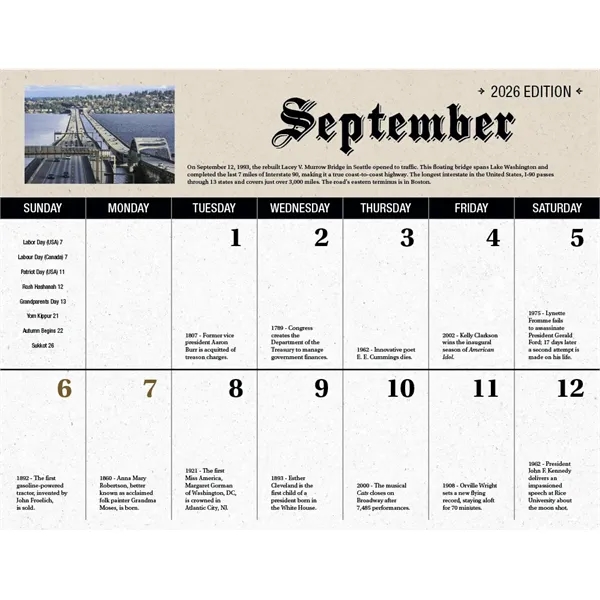 Good Value™ Daily History - Stapled Calendar - Good Value™ Daily History - Stapled Calendar - Image 28 of 31