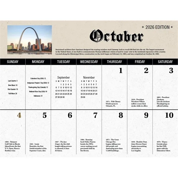 Good Value™ Daily History - Stapled Calendar - Good Value™ Daily History - Stapled Calendar - Image 29 of 31