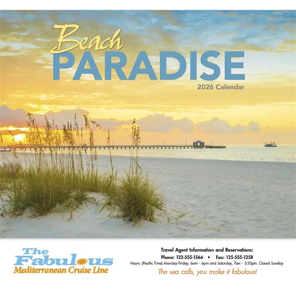 Good Value™ Beach Paradise - Stapled Calendar - Good Value™ Beach Paradise - Stapled Calendar - Image 10 of 30