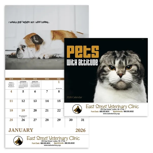 Good Value™ Pets with Attitude - Stapled Calendar - Good Value™ Pets with Attitude - Stapled Calendar - Image 10 of 31
