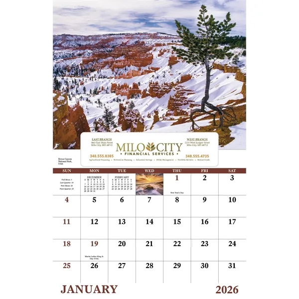 Good Value™ Landscapes of America - Window Calendar - Good Value™ Landscapes of America - Window Calendar - Image 13 of 29