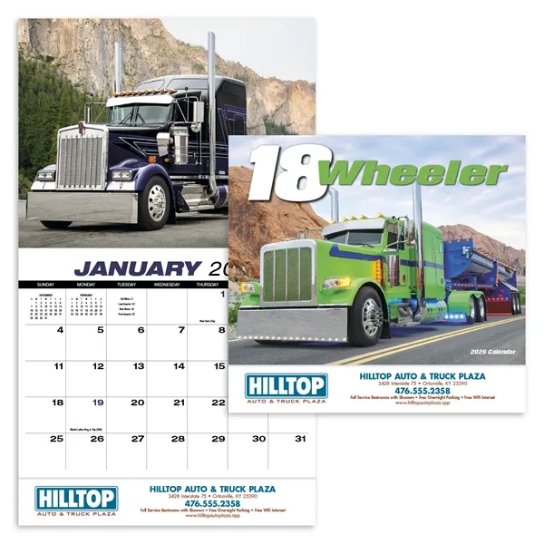 Products 18-Wheeler Wall Appointment Calendar - Stapled - Products 18-Wheeler Wall Appointment Calendar - Stapled - Image 10 of 31