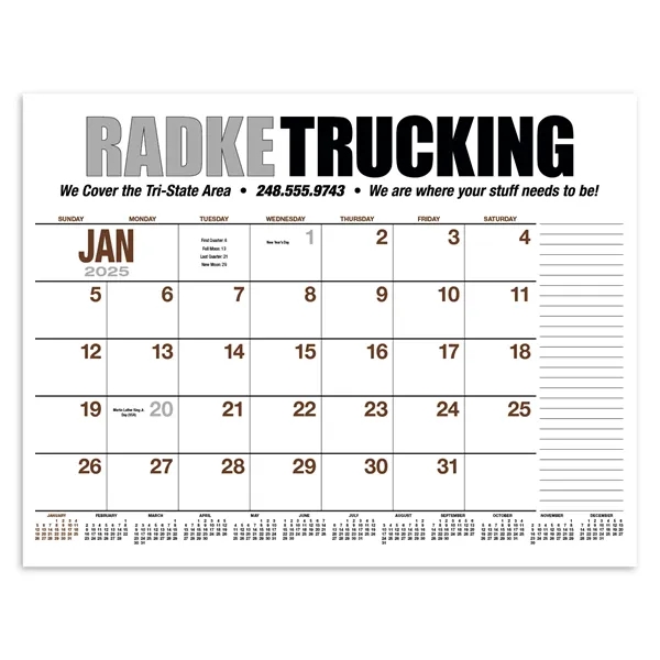 Products 13-Month Desk Pad Calendar - Products 13-Month Desk Pad Calendar - Image 2 of 17