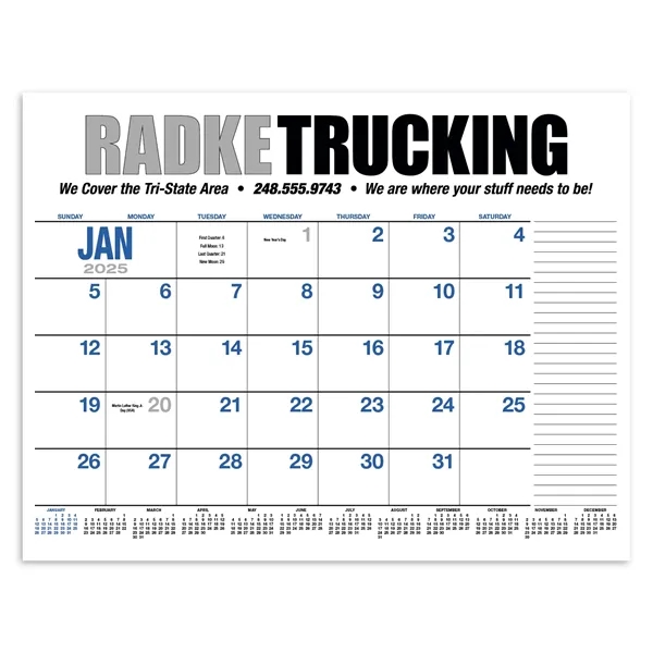 Products 13-Month Desk Pad Calendar - Products 13-Month Desk Pad Calendar - Image 4 of 17