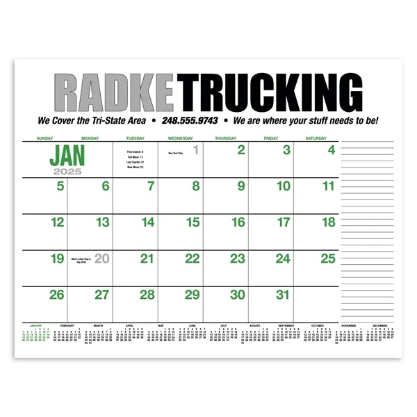 Products 13-Month Desk Pad Calendar - Products 13-Month Desk Pad Calendar - Image 5 of 17