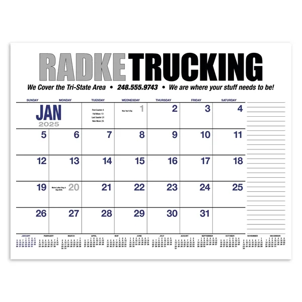 Products 13-Month Desk Pad Calendar - Products 13-Month Desk Pad Calendar - Image 7 of 17