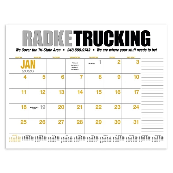 Products 13-Month Desk Pad Calendar - Products 13-Month Desk Pad Calendar - Image 9 of 17