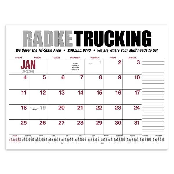 Products 13-Month Desk Pad Calendar - Products 13-Month Desk Pad Calendar - Image 12 of 17