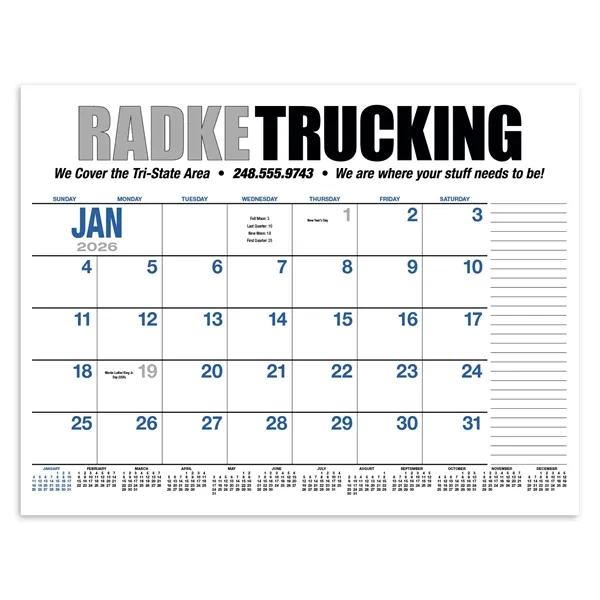 Products 13-Month Desk Pad Calendar - Products 13-Month Desk Pad Calendar - Image 13 of 17