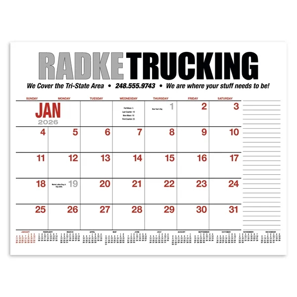 Products 13-Month Desk Pad Calendar - Products 13-Month Desk Pad Calendar - Image 15 of 17