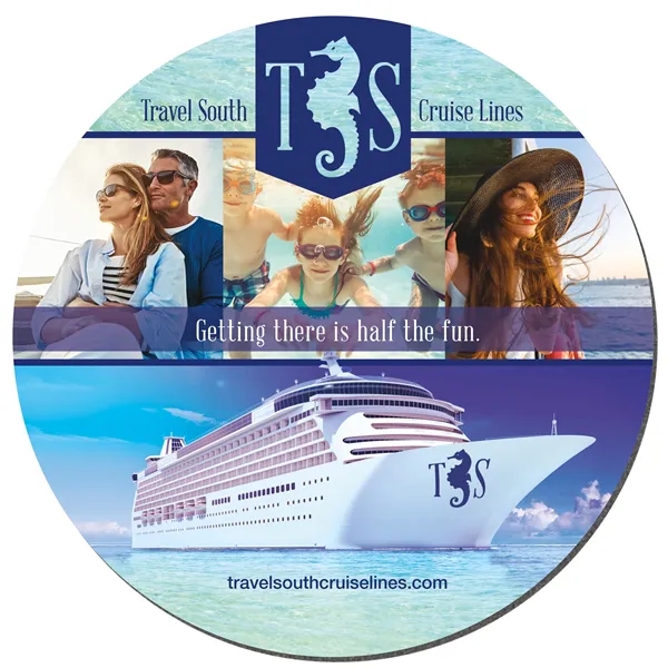 Good Value™ 1/8" Fabric Surface Mouse Pad (8" Round) - Good Value™ 1/8" Fabric Surface Mouse Pad (8" Round) - Image 3 of 3