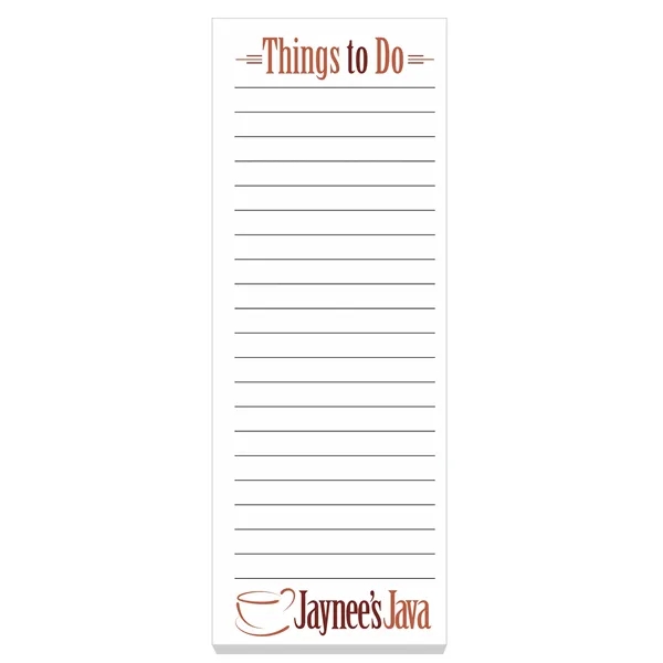 Souvenir® Sticky Note™ 3" x 8" Pad with Magnet, 25 sheet - Souvenir® Sticky Note™ 3" x 8" Pad with Magnet, 25 sheet - Image 10 of 13