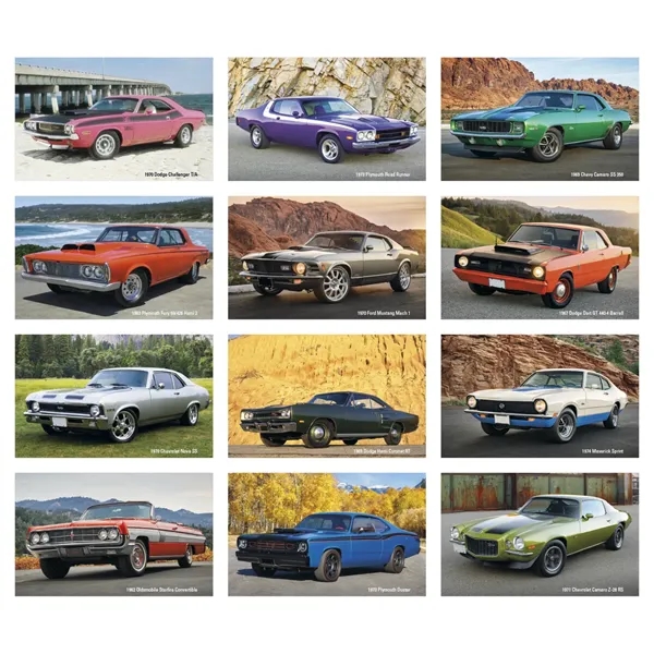 Triumph® Calendars Press-N-Stick Cruisin' Cars Calendar - Triumph® Calendars Press-N-Stick Cruisin' Cars Calendar - Image 2 of 20