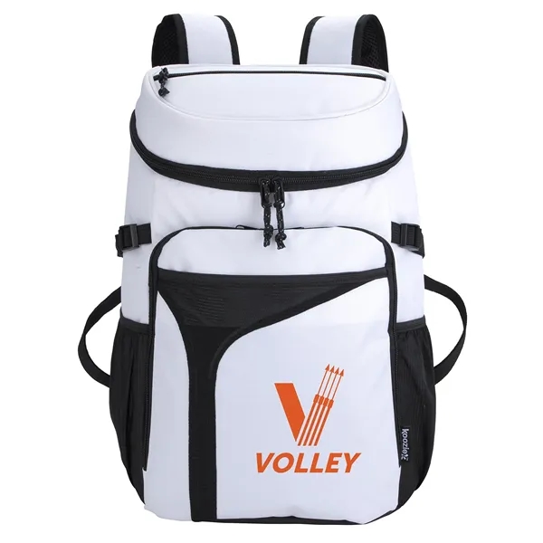 Koozie® Boho RPET Cooler Backpack - Koozie® Boho RPET Cooler Backpack - Image 2 of 4
